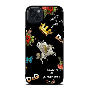 DOLCE AND GABBANA LUXURY PATTERN iPhone 15 Case Cover